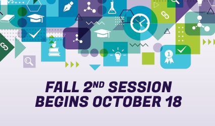 Fall 2nd Session Begins October 18