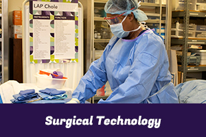 Surgical Technology - surgical tech student