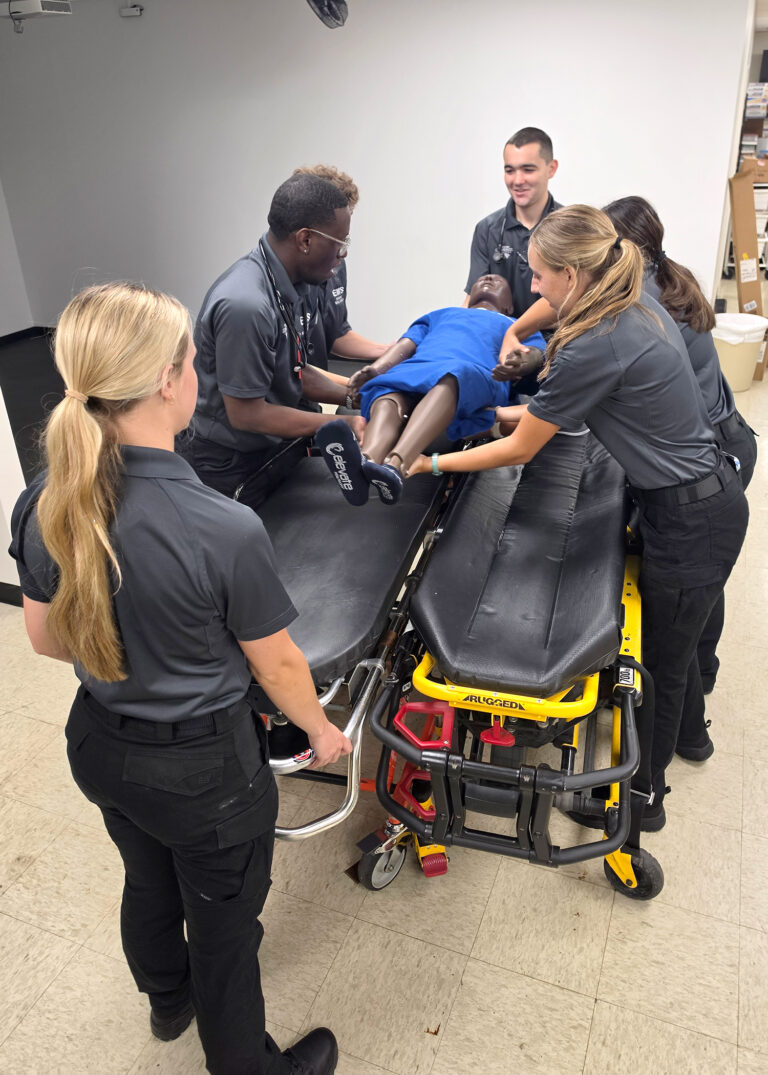 EMS Students training