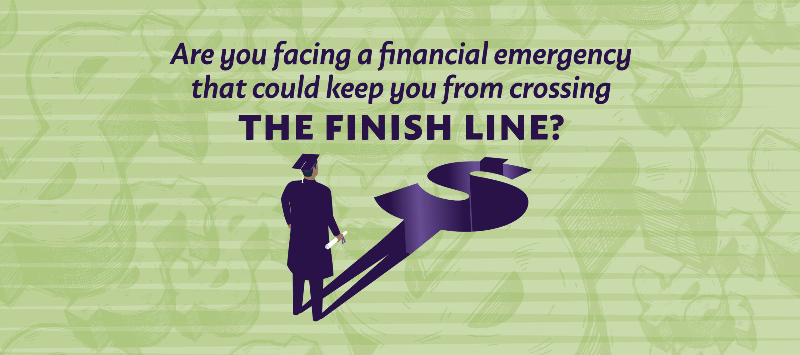 Are you facing a financial emergency that could keep you from crossing the finish line?
