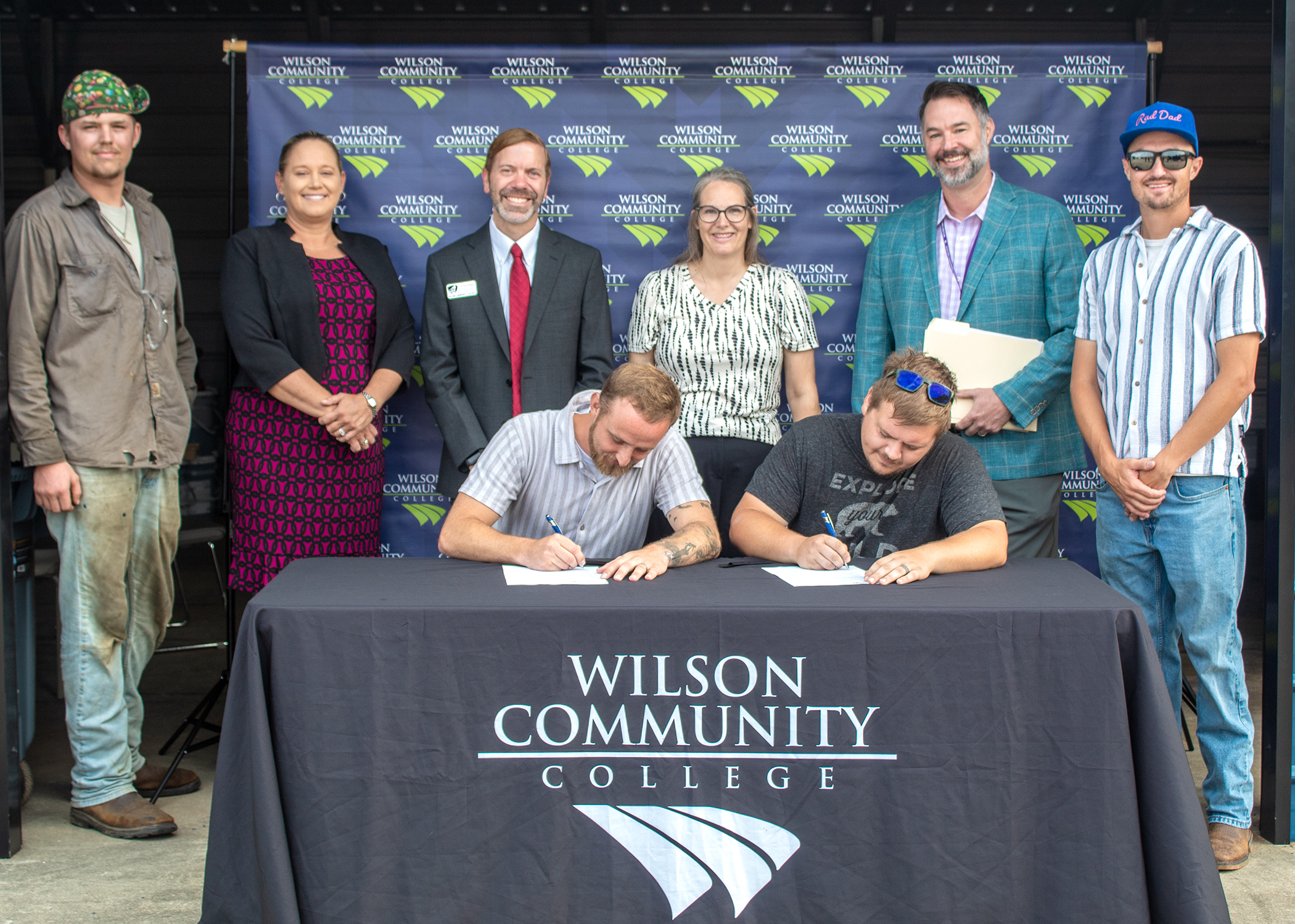 Apprenticeship signing with Carolina Can Solutions.