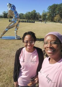 photo of Naomi King & Angela Grantham at a park