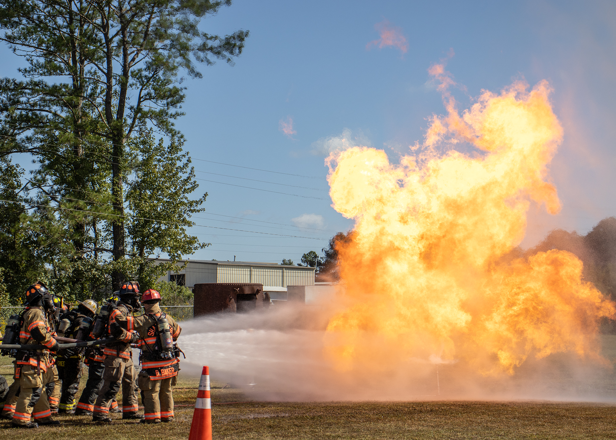 Fire training cadets