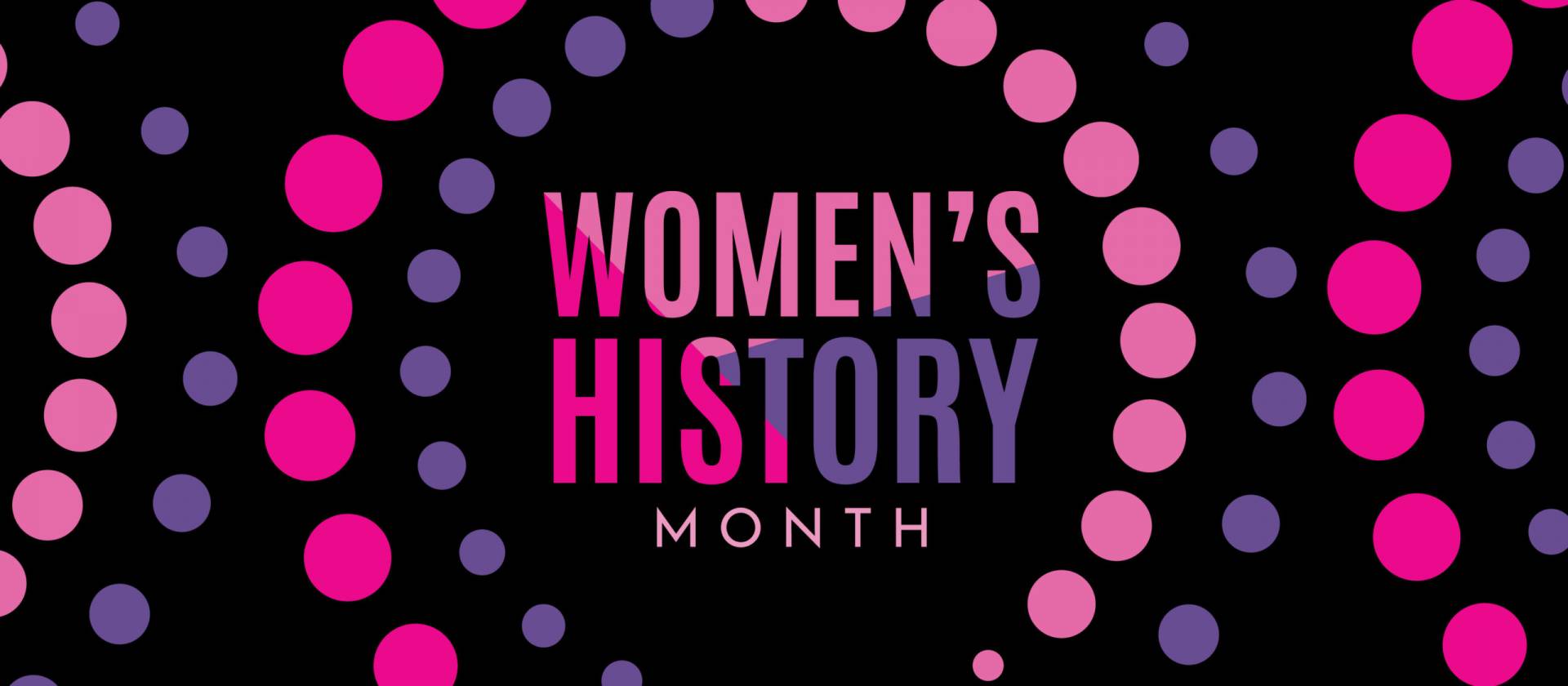 Women's History Month slider